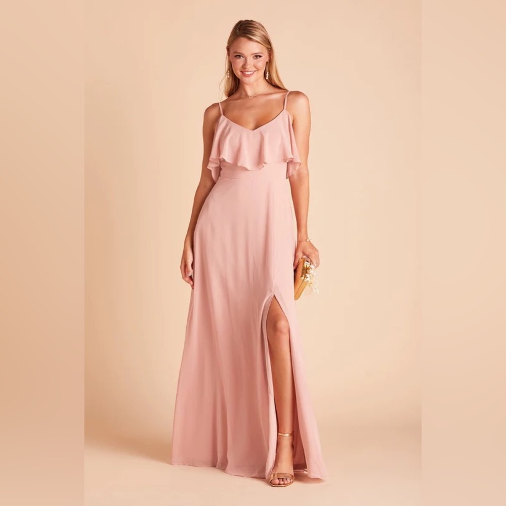 Birdy Grey Jane Convertible Dress Chiffon Dusty Rose
